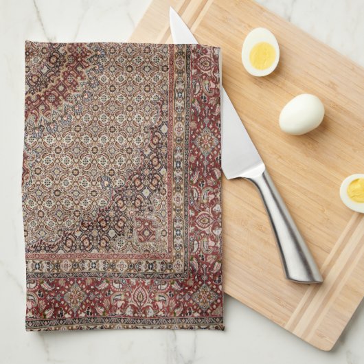  Perzisch Turks oosterse tapijt Theedoek (Quarter Fold)