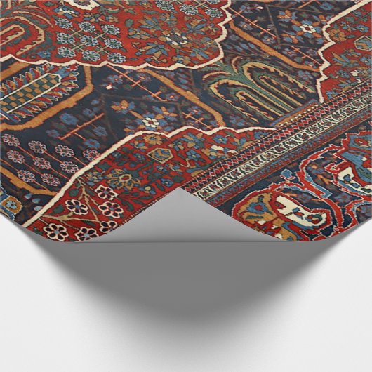 Perzisch verbrand Oranje Rust Red Cadeaupapier (Hoek)