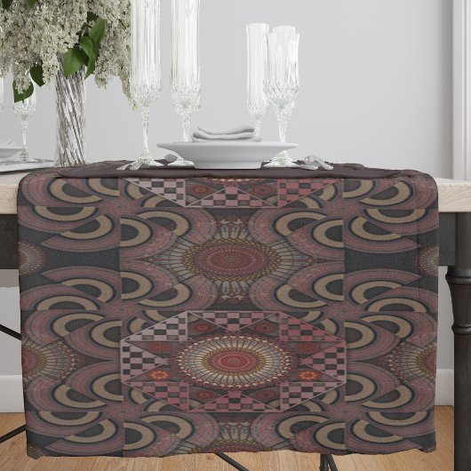 Perzisch zonniest omgevormd etnische halve cirkel medium tafelloper