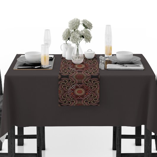 Perzisch zonniest omgevormd etnische halve cirkel  medium tafelloper