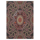 Perzisch zonniest omgevormd etnische halve cirkel  tafelkleed (Voorkant)