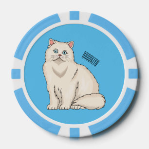 Perzische afbeelding van cartoon poker chips