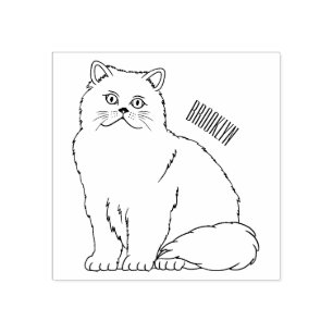 Perzische afbeelding van cartoon rubberstempel
