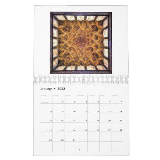 Perzische architectuur kalender
