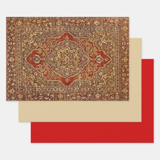 Perzische carpetlook - Tabriz Inpakpapier Vel (Set)
