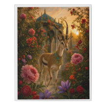 Perzische Gazelle in Saffraantuin | Luxe Botanisch