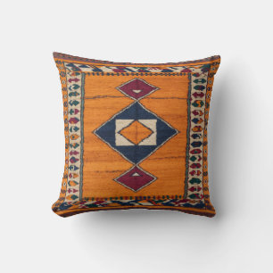 Perzische Glow" Gele Kilim Kussens: Kussen