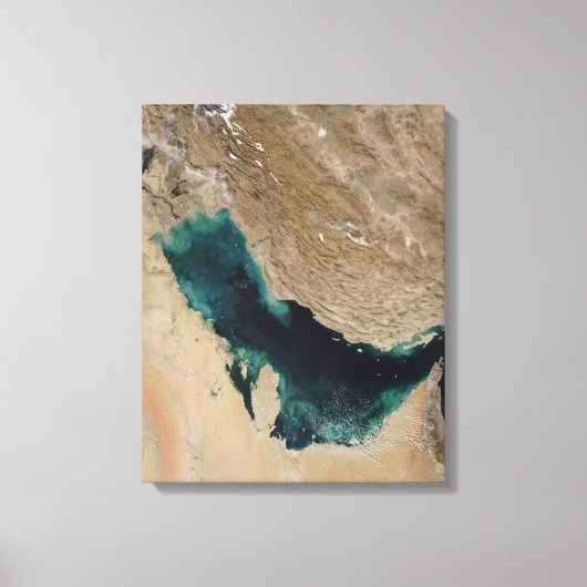 Perzische Golf Canvas Afdruk (Voorkant)
