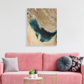 Perzische Golf Canvas Afdruk (Insitu (Woonkamer))