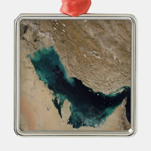 Perzische Golf Metalen Ornament (Voorkant)