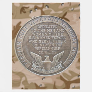 PERZISCHE GOLF VETERAAN MEDAILLE Fleece Deken