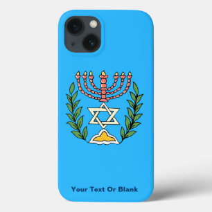 Perzische Jodenster Menorah iPhone 13 Hoesje