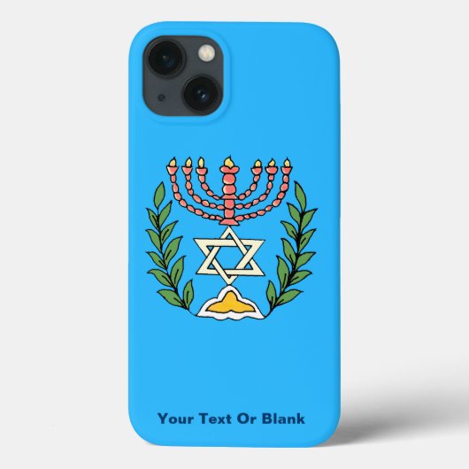 Perzische Jodenster Menorah Case-Mate iPhone Case (Achterkant)