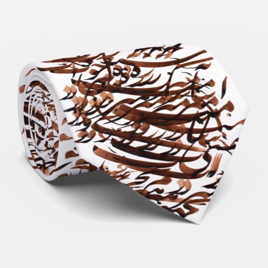 Perzische kalligrafie stropdas (Opgerold)