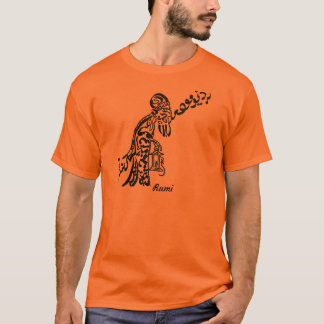 Perzische kalligrafie van Rumi Poem "Oud Man" T-shirt