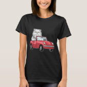 Perzische kat Auto T-shirt (Voorkant)