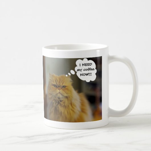 Perzische kat heeft koffie nodig Mok (Rechts)