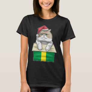 Perzische kat Kerstmuts T-shirt