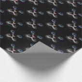 Perzische kat met blauwe ogen cadeaupapier (Hoek)