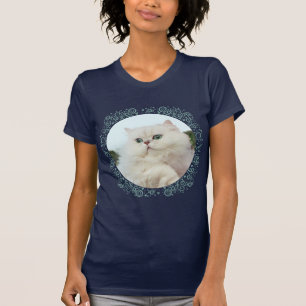 Perzische kat met jade ogen t-shirt
