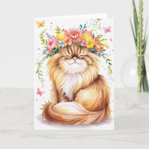 Perzische kat Moederdag van Cat Funny Schattigee K Feestdagen Kaart