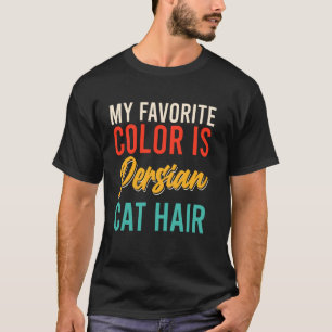 Perzische Kat MY FAVOURIETE KLEUR PERZISCHE KAT HA T-shirt