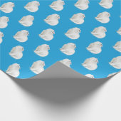 Perzische kat op Aqua Cadeaupapier (Hoek)