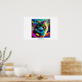 Perzische kat poster (Keuken)