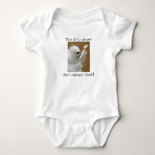 Perzische kattememe Dirty Diaper Romper