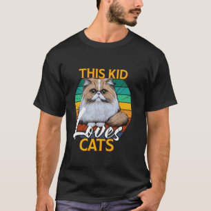 Perzische Katten DEZE KINDEREN Houden VAN Katten P T-shirt
