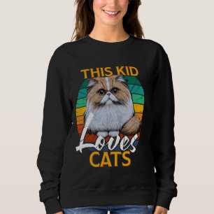 Perzische Katten DIT KIND HOUDT VAN KATTEN Perzisc Trui