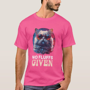 Perzische katten Grappig GEEN FLUFFS GEGEVEN Perzi T-shirt