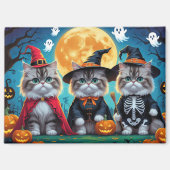 Perzische katten pompoen Halloween grappig Magneet (Voorkant)