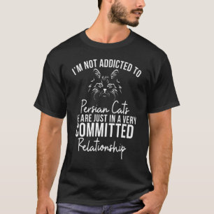Perzische kattenkleding Schattige katten ontwer T-shirt