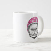 Perzische kattenrijder extra grote beker (Voorkant rechts)