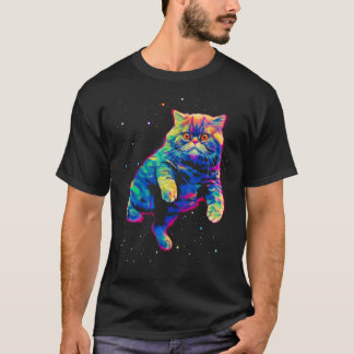 Perzische kattenruimte t-shirt