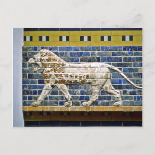 Perzische leeuw - Glazed Brick, Istanbul Briefkaart