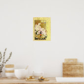 Perzische miniatuur: Een kijkje in de spiegel Poster (Keuken)