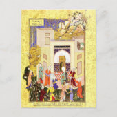 Perzische miniatuur: Yusuf en Maidens van Zulaykha Briefkaart (Voorkant)