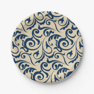 Perzische Motifs Inspiratie 2 Papieren Bordje
