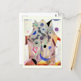 Perzische nachtegalen door Paul Klee, Abstracte ku Briefkaart