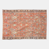 Perzische neerwaartse druk op de zijde theedoek (Horizontaal)