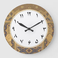 Perzische Nummers Farsi Clock met Iraanse cijfers