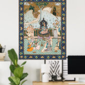 Perzische oude literaire kunst poster (Thuiskantoor)