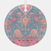 Perzische patroon glas decoratie (Voorkant)