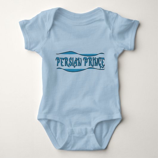 Perzische prins - in het blauw romper (Voorkant)