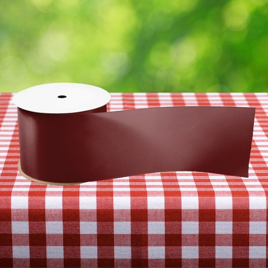 Perzische pruim effen kleur grosgrain lint