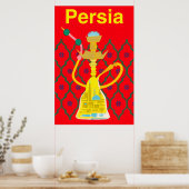 Perzische reisposter poster (Keuken)