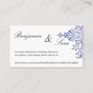 Perzische Scroll Wedding Website Kaart