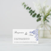 Perzische Scroll Wedding Website Kaart (Staand voorkant)